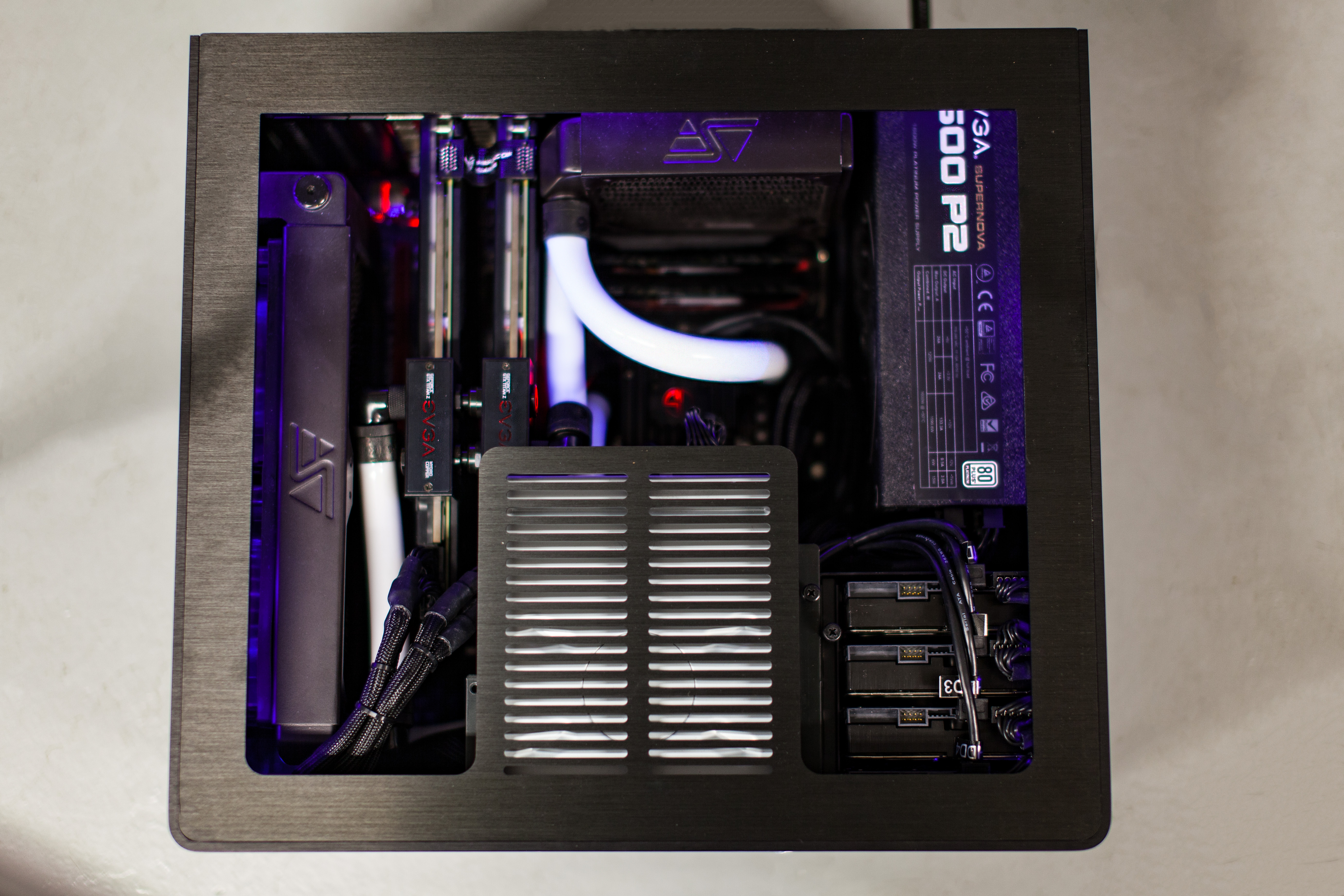 Purple LED EVGA build